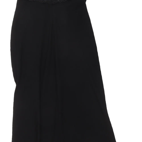 Carmen Marc Valvo Women Black A-Line Formal Dress 12