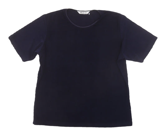 Berkertex Women's Blue T-Shirt, Size 14, Casual Style