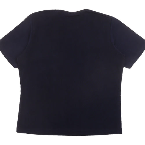 Berkertex Women's Blue T-Shirt, Size 14, Casual Style