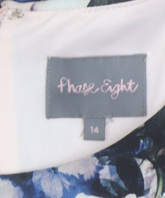 Phase Eight Women's Floral Dress Multicolour UK 14