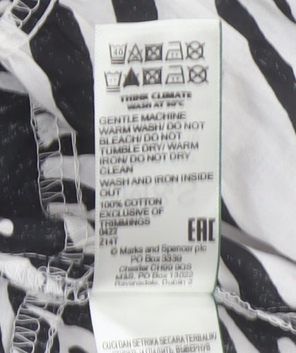 Marks and Spencer Zebra Print Camisole Blouse Size 18