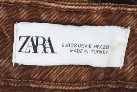 Zara Women's Brown Straight Jeans Size 10