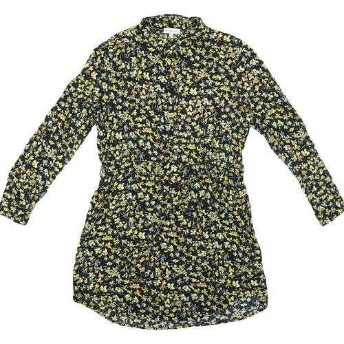 Warehouse Women's Floral Shirt Dress, Multicoloured, Size 12