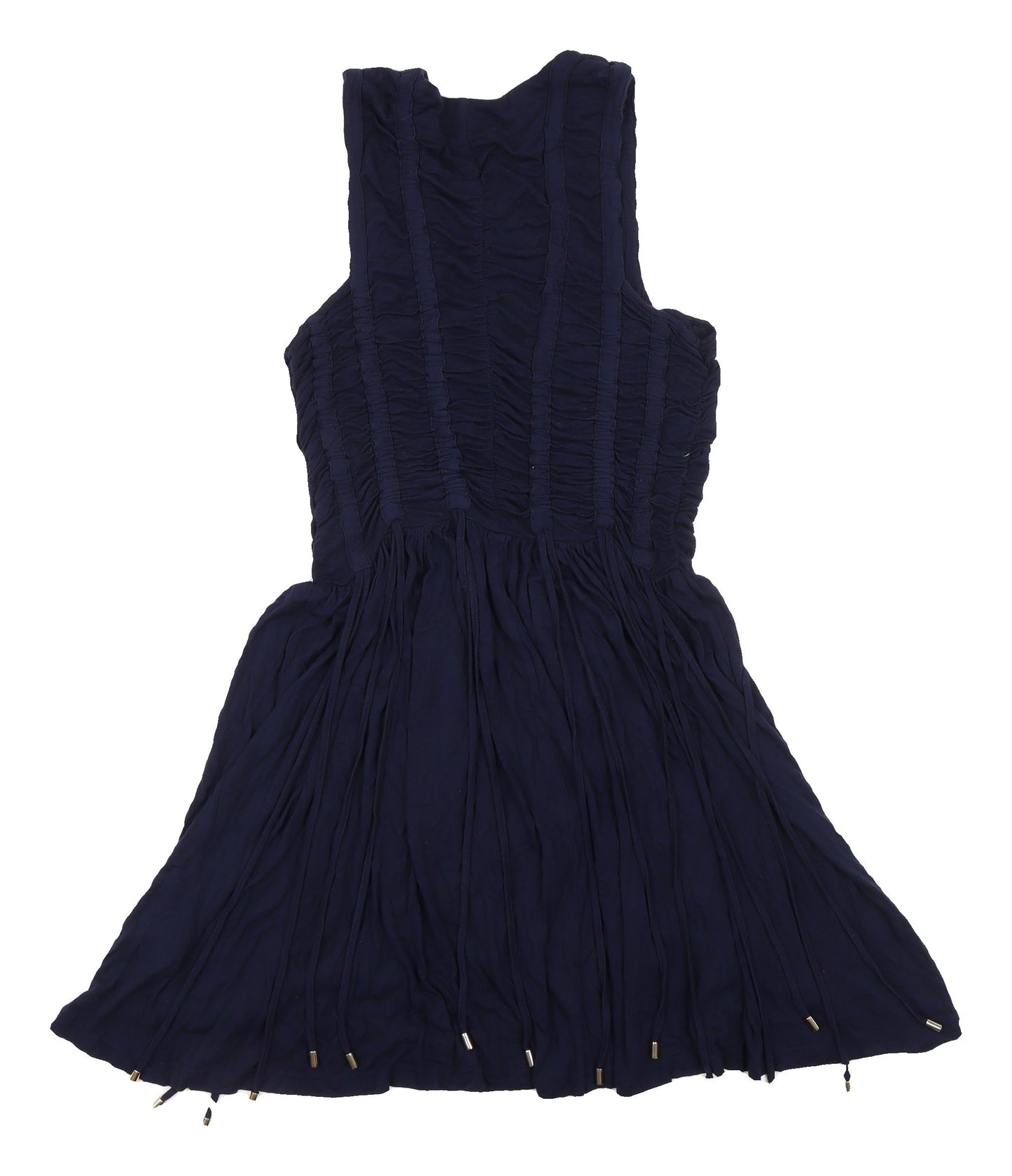 Warehouse Women's Blue A-Line Sleeveless Dress Size 12