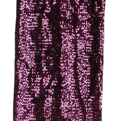 Charlotte Halton Women's Purple Sequin Dress M