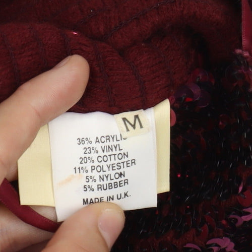 Charlotte Halton Women's Purple Sequin Dress M