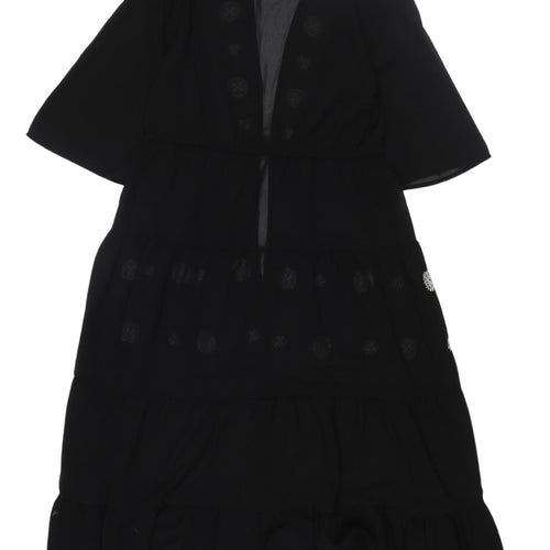 En Crème Women's Black Midi Dress - Size S