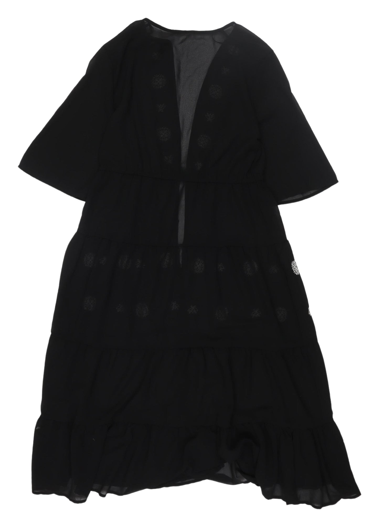 En Crème Women's Black Midi Dress - Size S