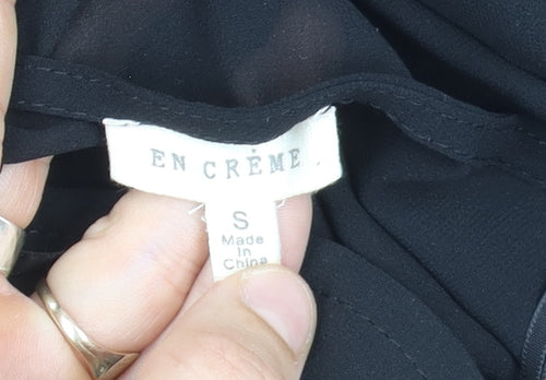 En Crème Women's Black Midi Dress - Size S