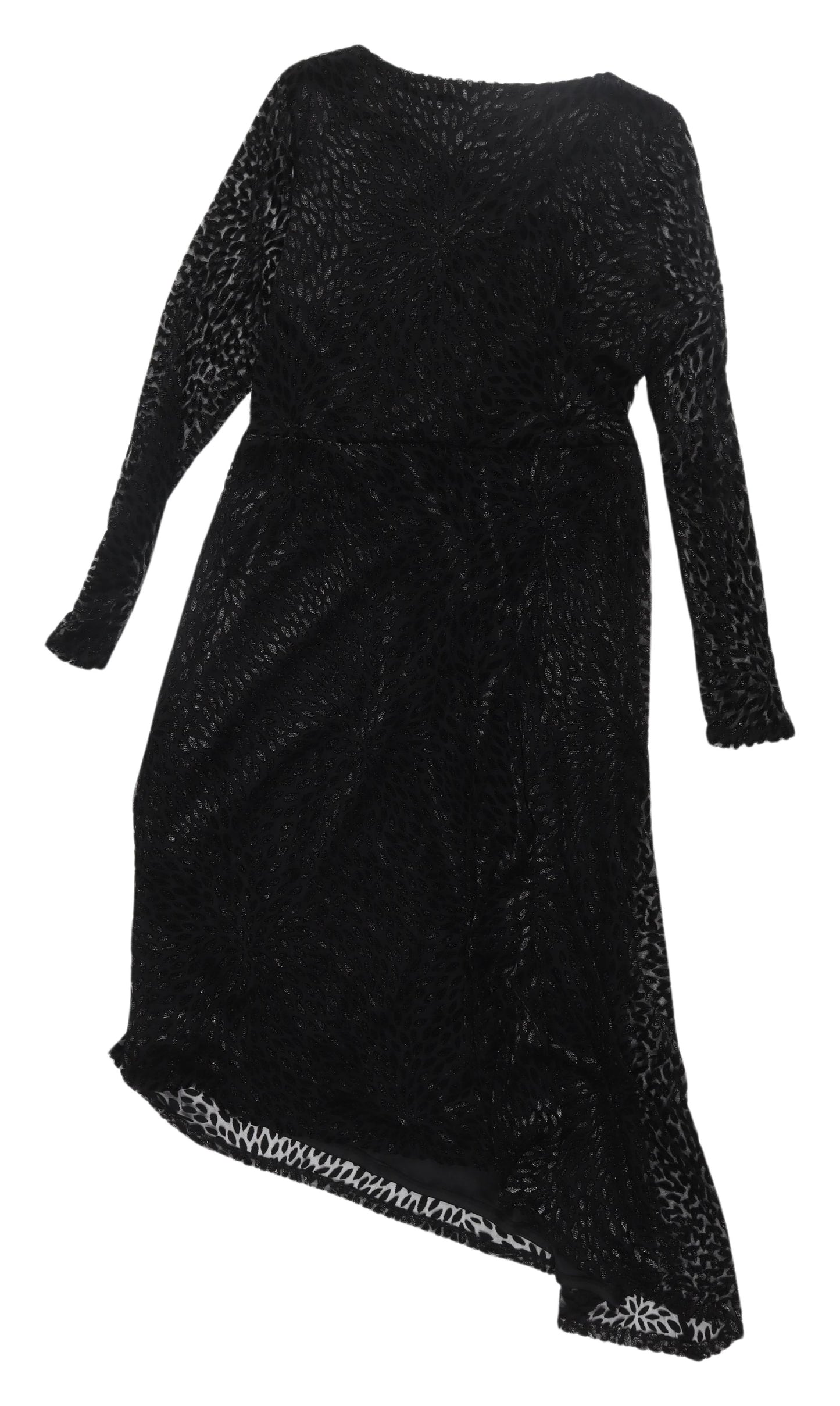 Monsoon Black Lace A-Line Dress UK 14 - Party Perfect