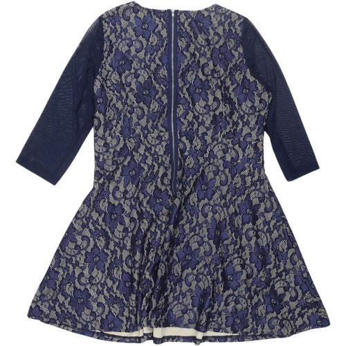 Lovelrobe Women's Blue Lace Fit & Flare Dress, Size 18