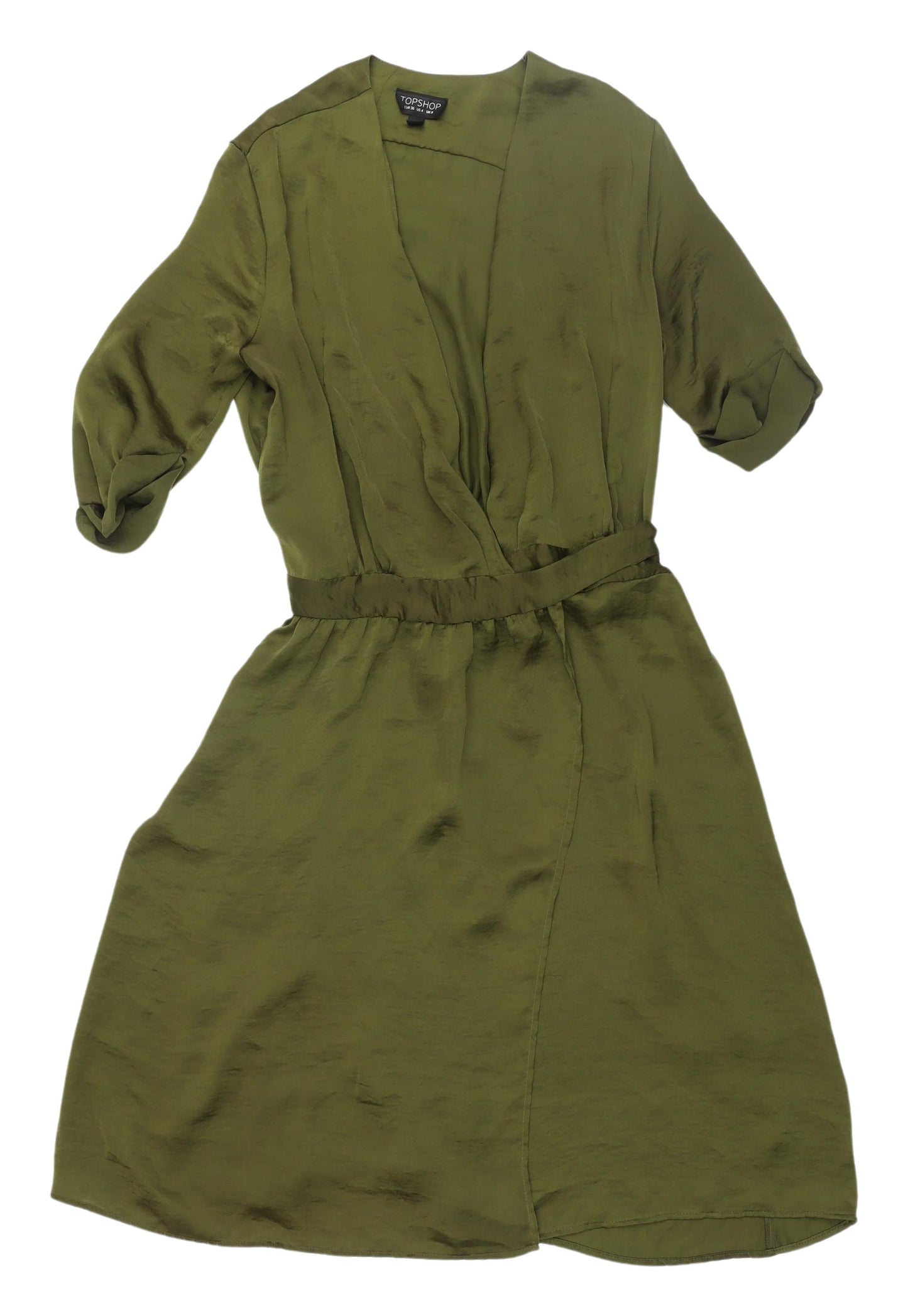 Topshop Women's Green Dress UK 8