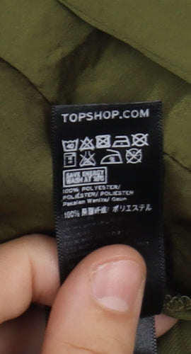 Topshop Women's Green Dress UK 8