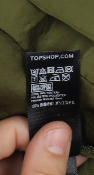 Topshop Women's Green Dress UK 8