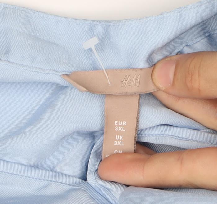 H&M Women's Blue Long Sleeve Tunic 3XL