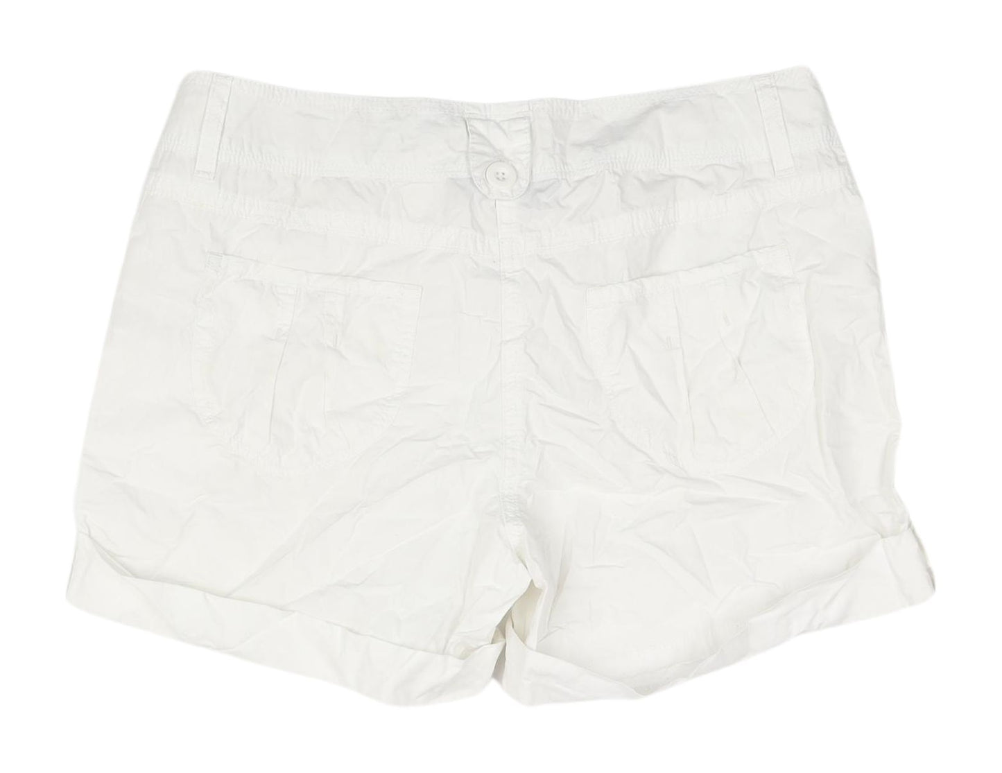 Dorothy Perkins Women's White Chino Shorts Size 12