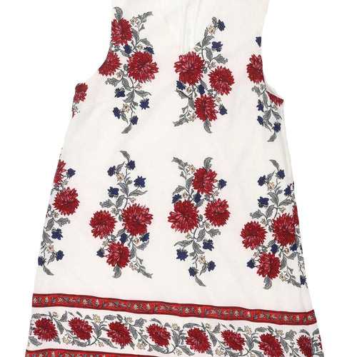 New Look Women's Multicoloured Floral Dress Size 8
