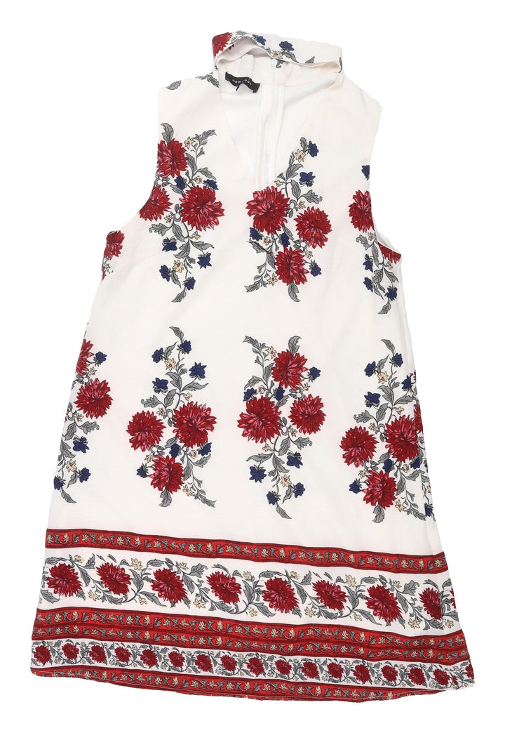 New Look Women's Multicoloured Floral Dress Size 8