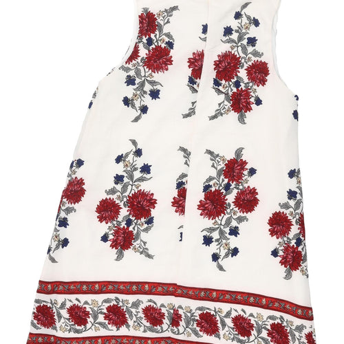 New Look Women's Multicoloured Floral Dress Size 8
