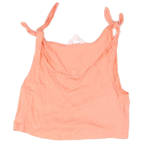 Miss Selfridge Women's Orange Camisole Tank Top UK 6