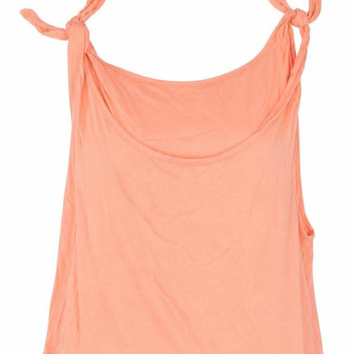 Miss Selfridge Women's Orange Camisole Tank Top UK 6