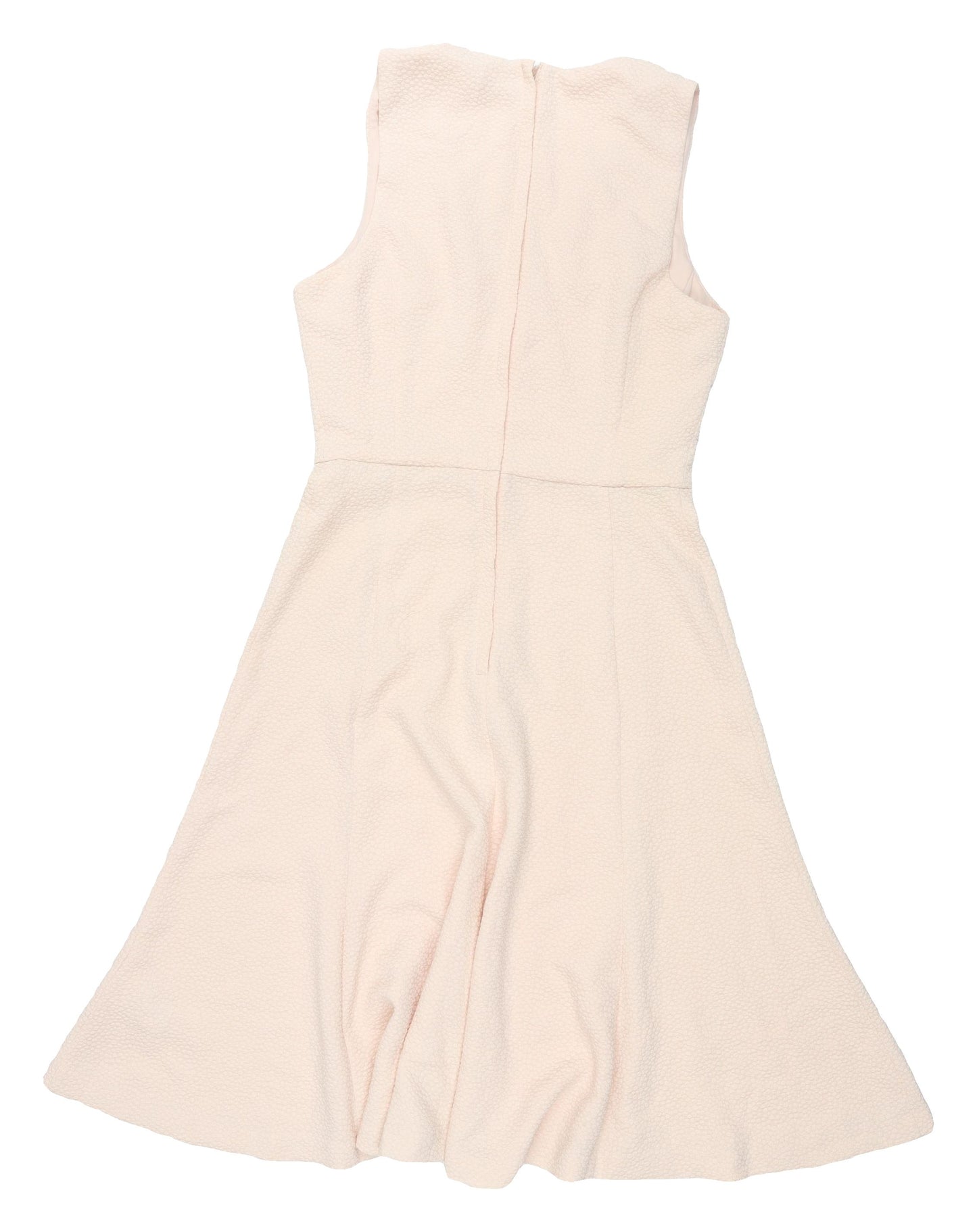 H&M Ivory Sleeveless Fit & Flare Dress Size 10