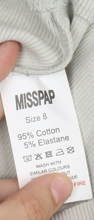 MISSPAP Women's Beige Sleeveless Polo Top Size 8