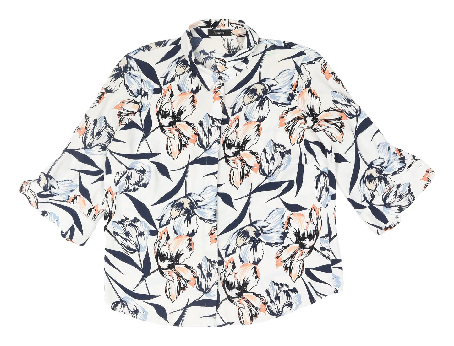 Autograph Women’s Floral Blouse, Size 12, Multicoloured