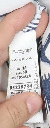 Autograph Women’s Floral Blouse, Size 12, Multicoloured