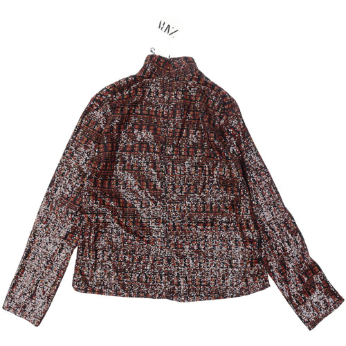 Zara Women's Multicoloured Sequin High Neck Blouse