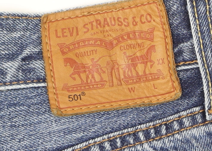 Levi's Women's Blue Cut-Off Denim Shorts, Size 8