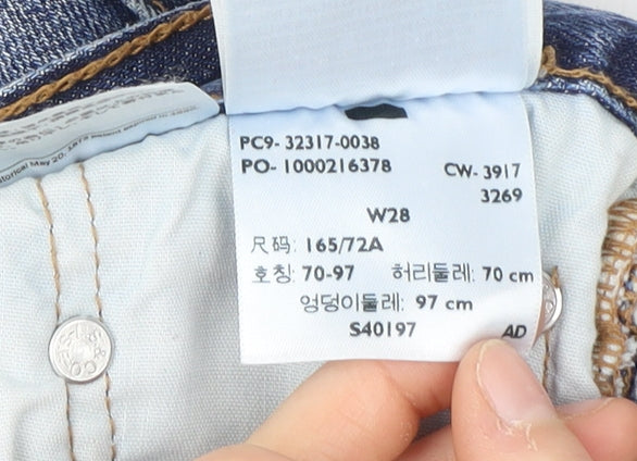 Levi's Women's Blue Cut-Off Denim Shorts, Size 8