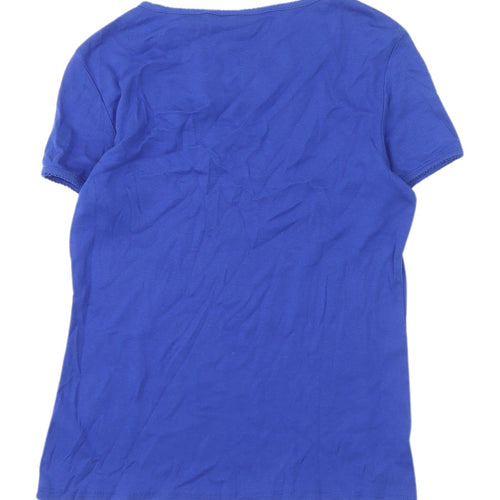 Dorothy Perkins Women's Blue T-Shirt Size 14