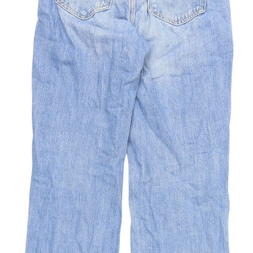 F&F Women's Blue Straight Distressed Jeans Size 6