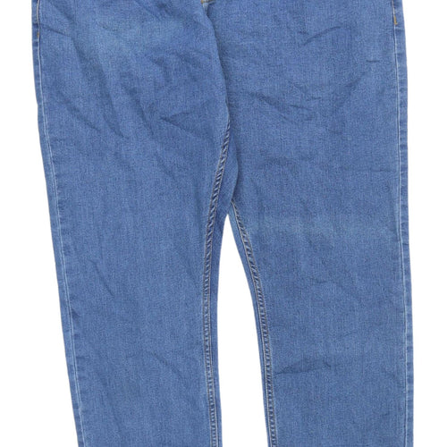 Denim Co. Slim Blue Jeans, Unisex Adult, Size 38