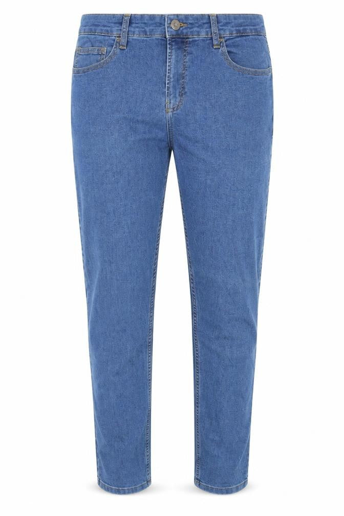 Denim Co. Slim Blue Jeans, Unisex Adult, Size 38