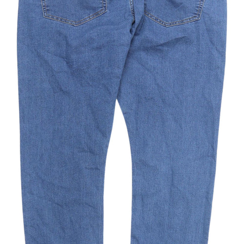 Denim Co. Slim Blue Jeans, Unisex Adult, Size 38