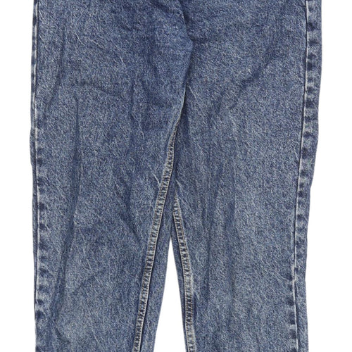 Zara Women's Blue Denim Jeans - Size 6