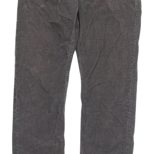 Banana Republic Women's Gray Corduroy Trousers L