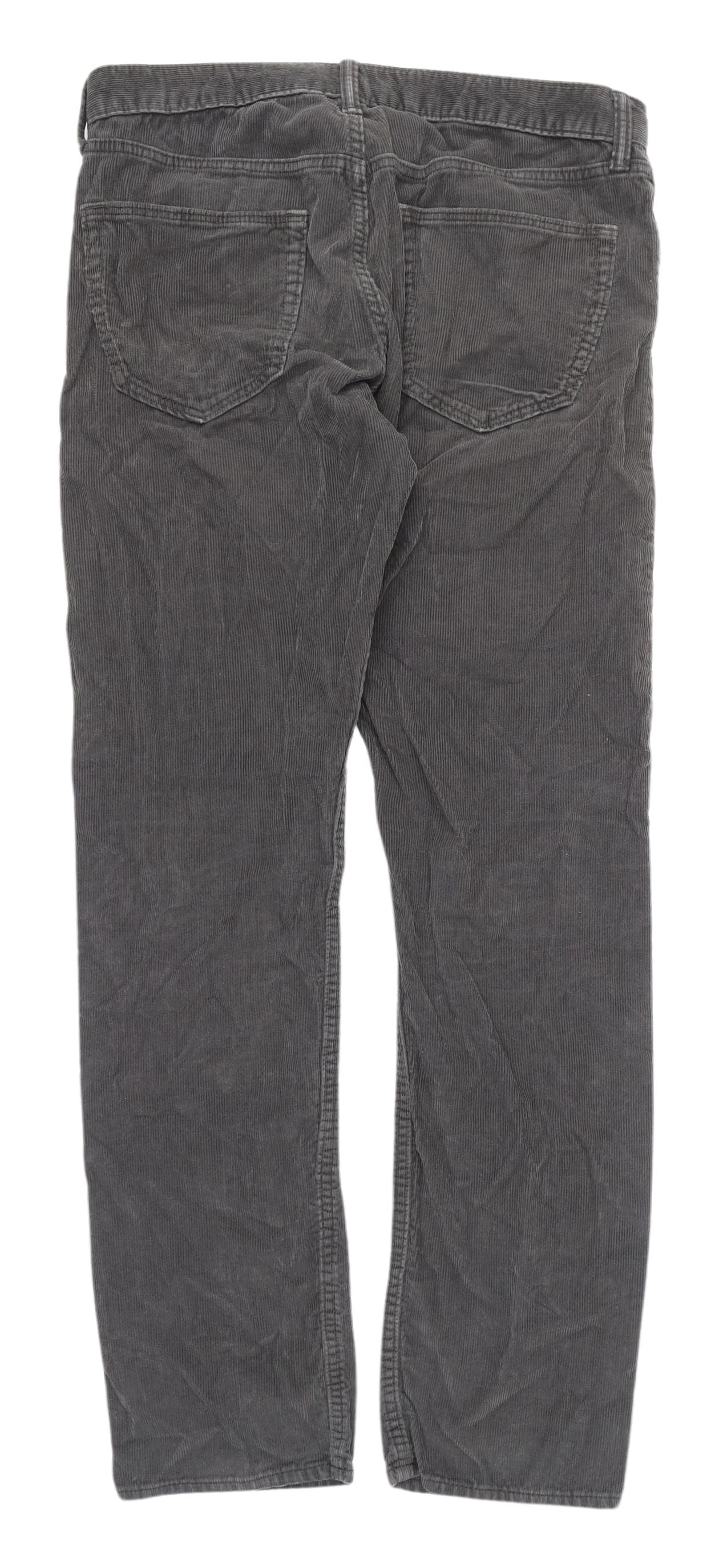 Banana Republic Women's Gray Corduroy Trousers L