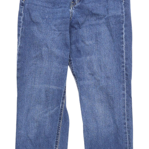 H&M Women's Blue Slim Fit High Rise Jeans
