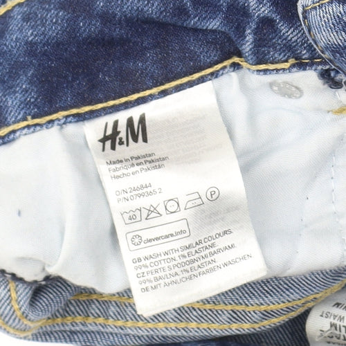 H&M Women's Blue Slim Fit High Rise Jeans