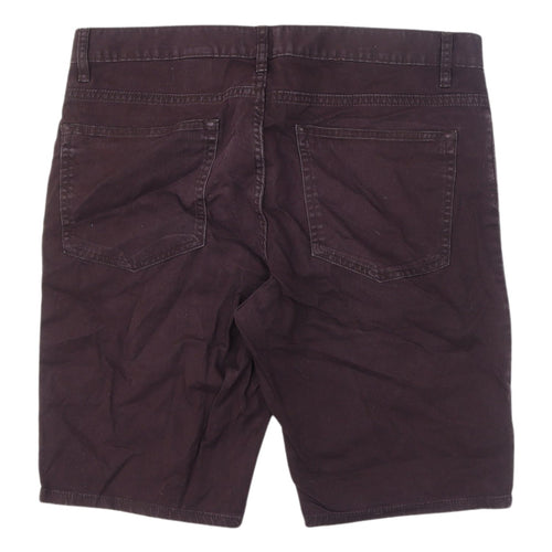 H&M Men's Slim Fit Brown Chino Shorts