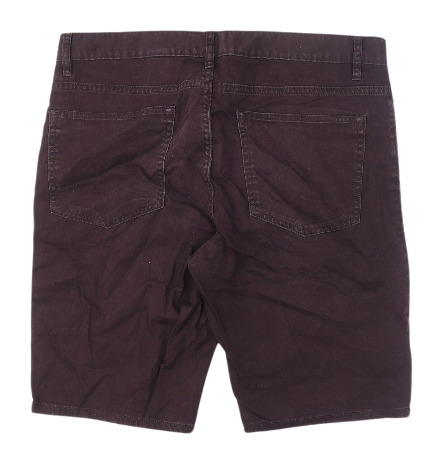H&M Men's Slim Fit Brown Chino Shorts
