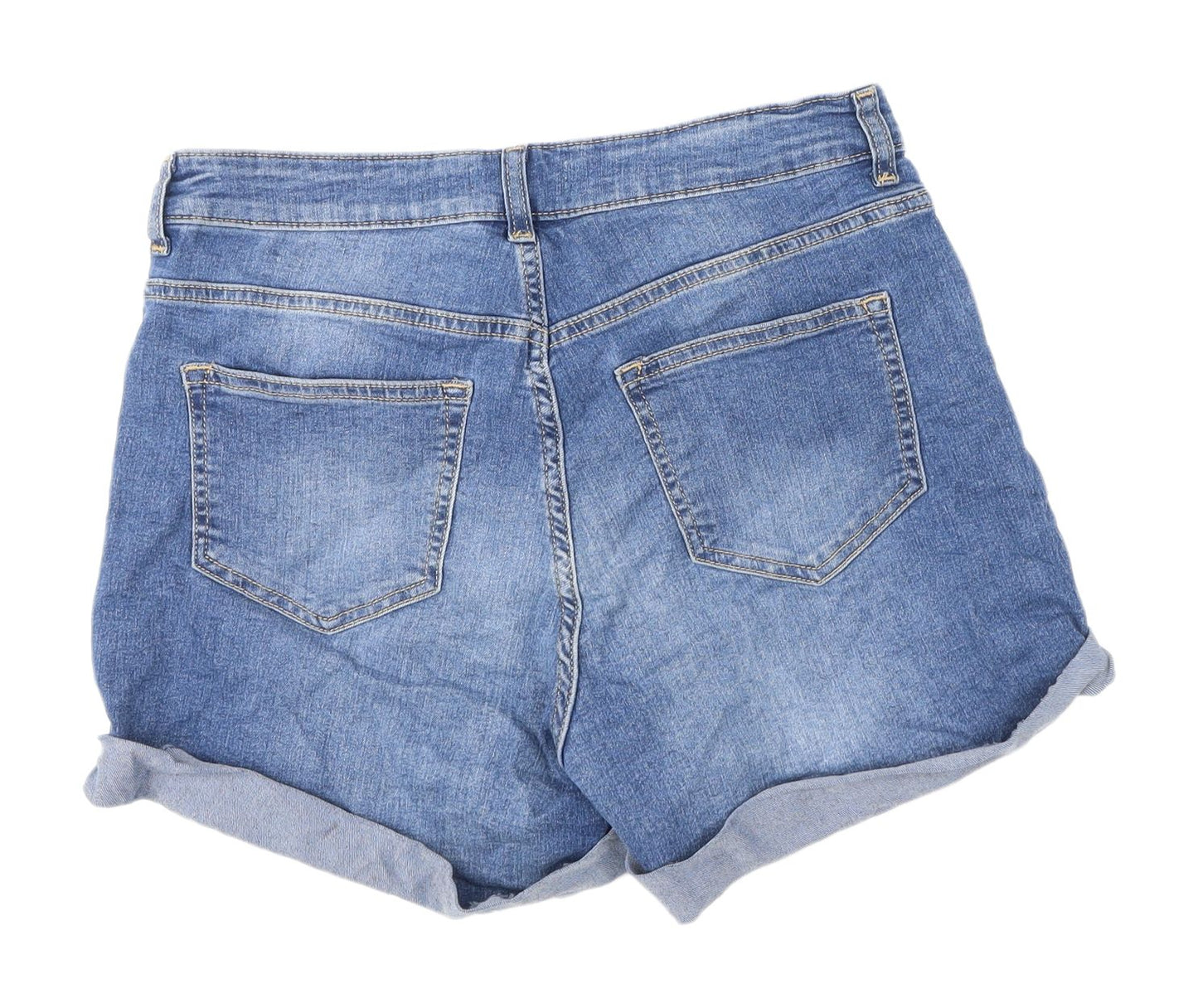 H&M Women Blue Denim Mom Shorts Size 12