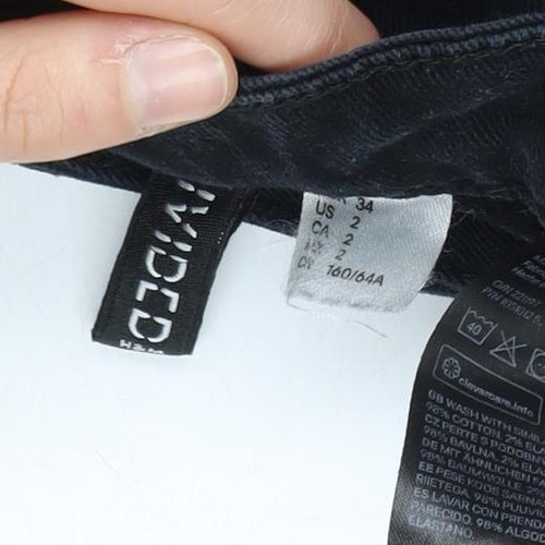 Divided Women's Black Mom Jeans Size 6 Relaxed Fit