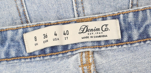 Denim Co. Women's Blue Cut-Off Shorts Size 8