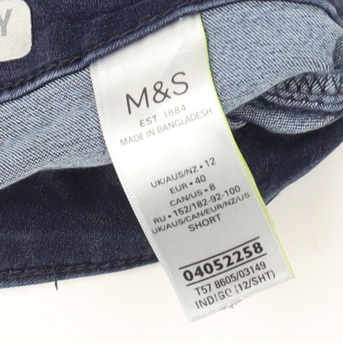 Marks and Spencer Women's Blue Skinny Jeans Size 12