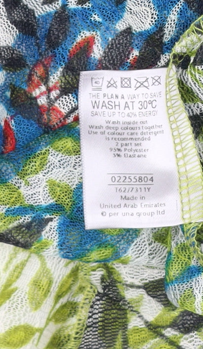 Marks and Spencer Women's Multicoloured Floral Wrap Blouse Size 18