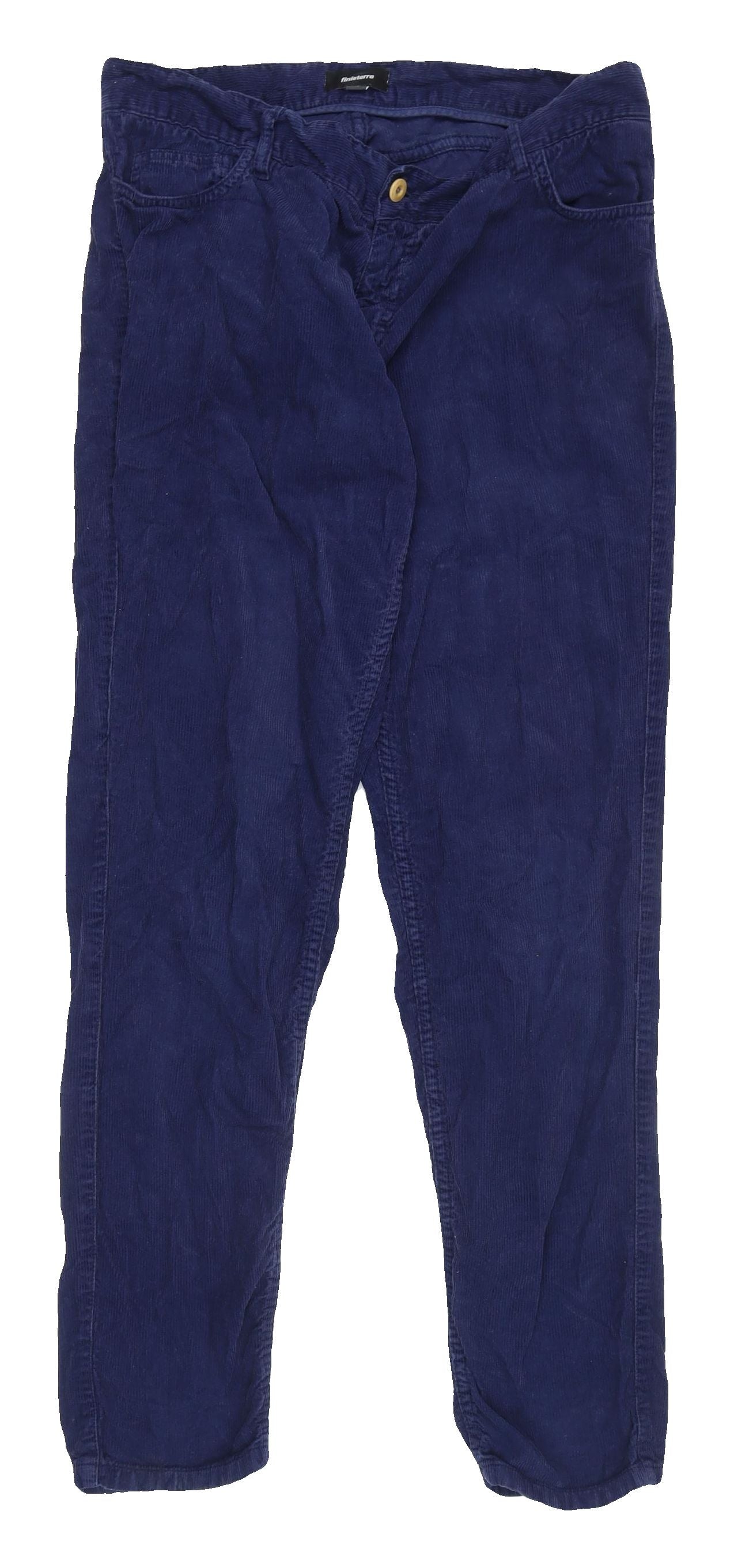 Finisterre Women's Blue Corduroy Jeans Size 14